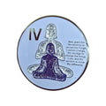4 Year Sobriety Chip: Serenity and Strength. Four Year AA Coin